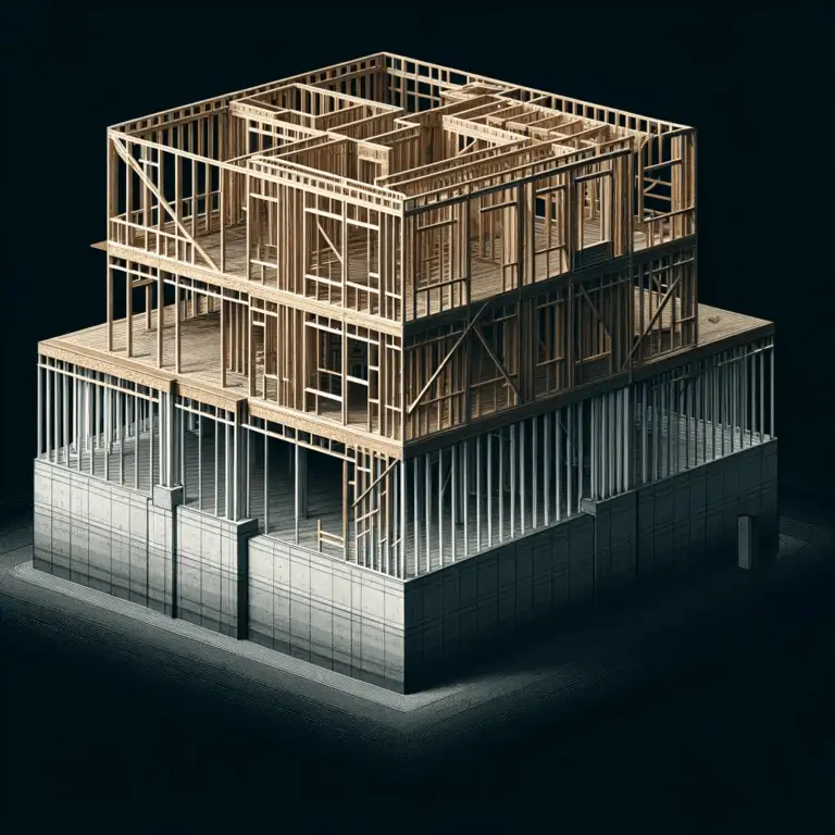 Abstract podium